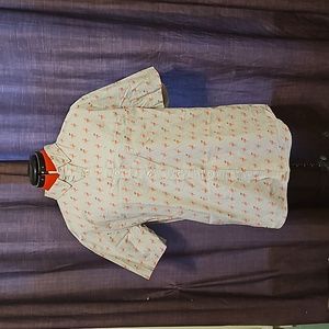 Retrofit  Pink Flamingo w/ Sunglasses Button Down